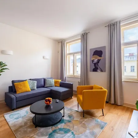公寓 Spacious 2Br Apartment With Terrace I Ac I New Town I Vltava River 布拉格